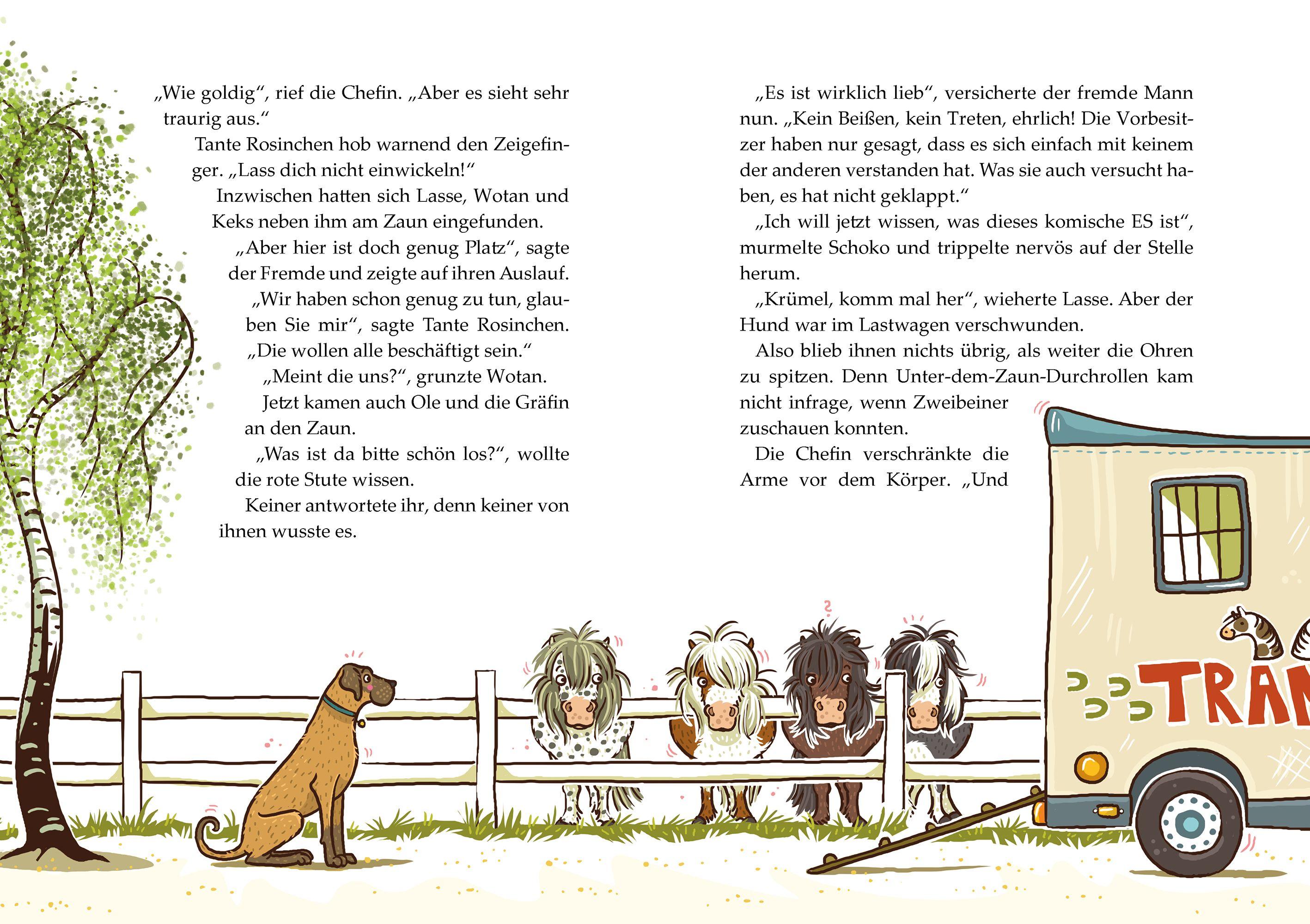 Beispielinhalt (Bild) Die Haferhorde - Vorlesegeschichten mit Schoko und Keks