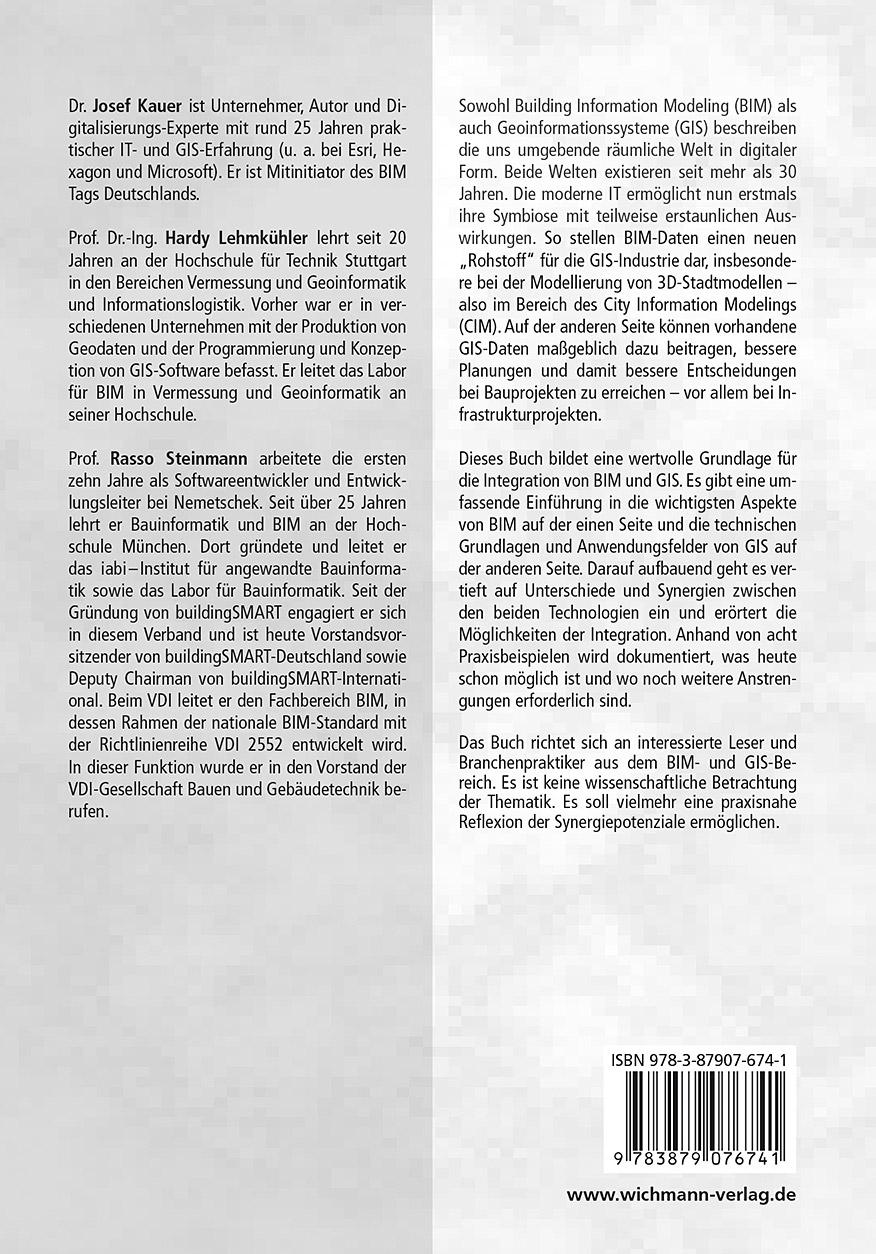 Rückseitencover BIM & GIS