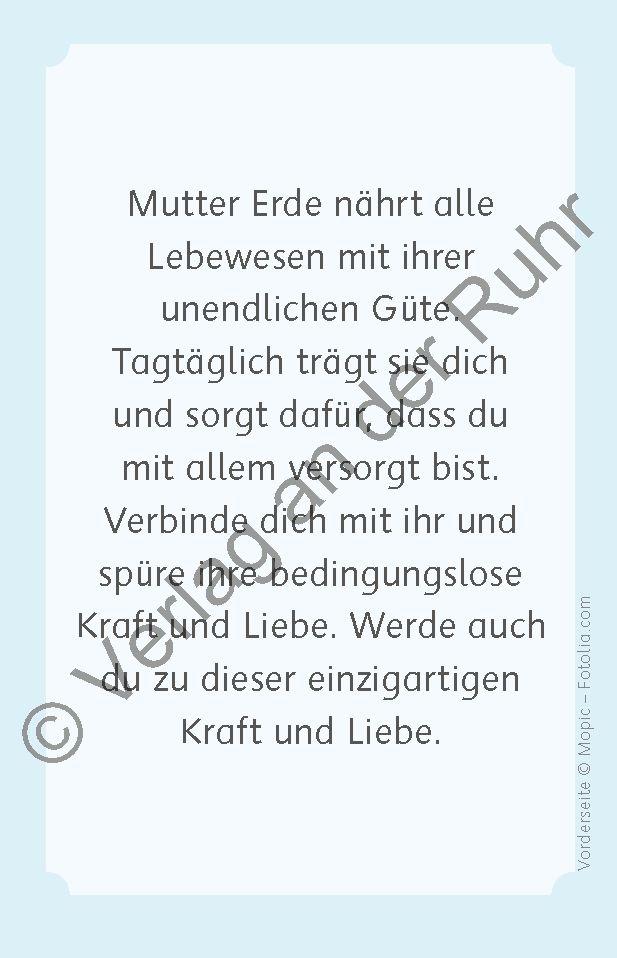 Beispielinhalt (Bild) Balsam für die Seele