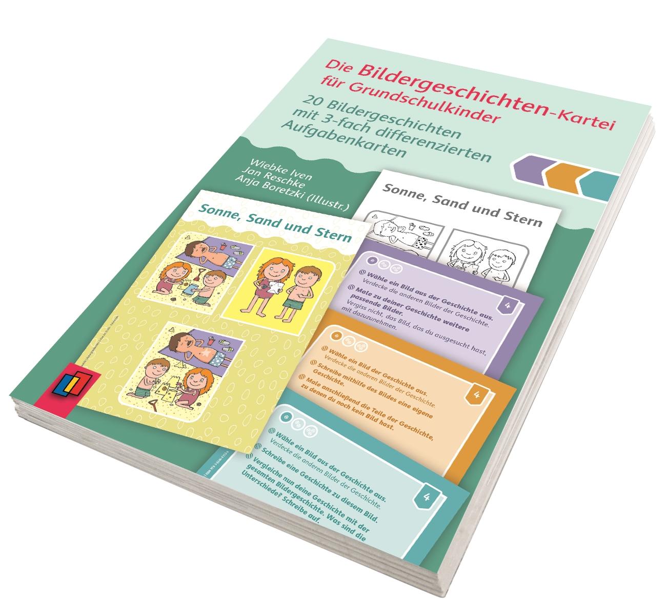 Beispielinhalt (Bild) Die Bildergeschichten-Kartei für Grundschulkinder