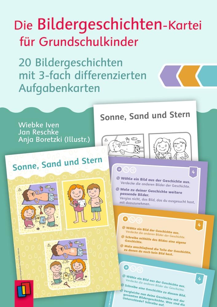 Vorderes Coverbild Die Bildergeschichten-Kartei für Grundschulkinder
