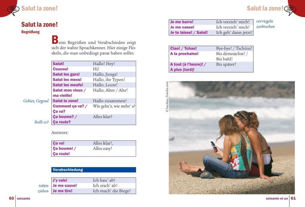 Beispielinhalt (Bild) Französisch Slang - das andere Französisch