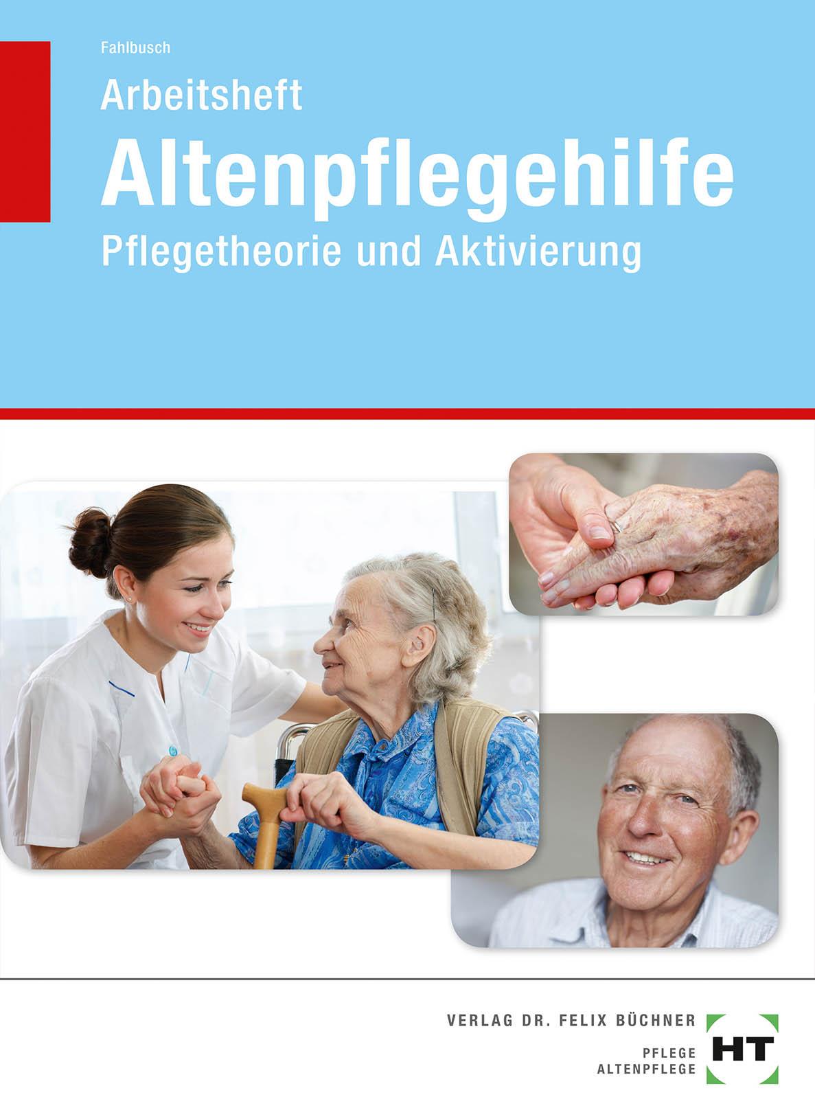 Vorderes Coverbild Arbeitsheft Altenpflegehilfe