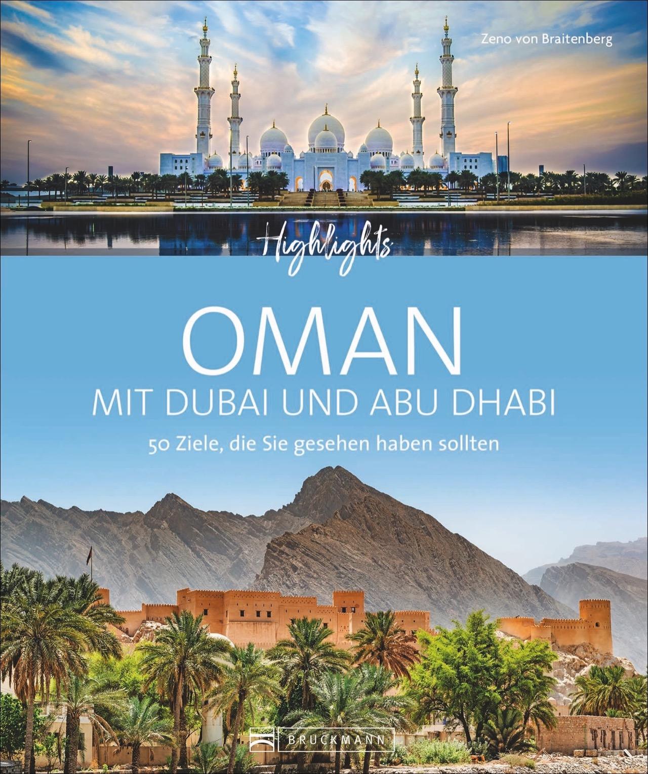 Vorderes Coverbild Highlights Oman mit Dubai und Abu Dhabi