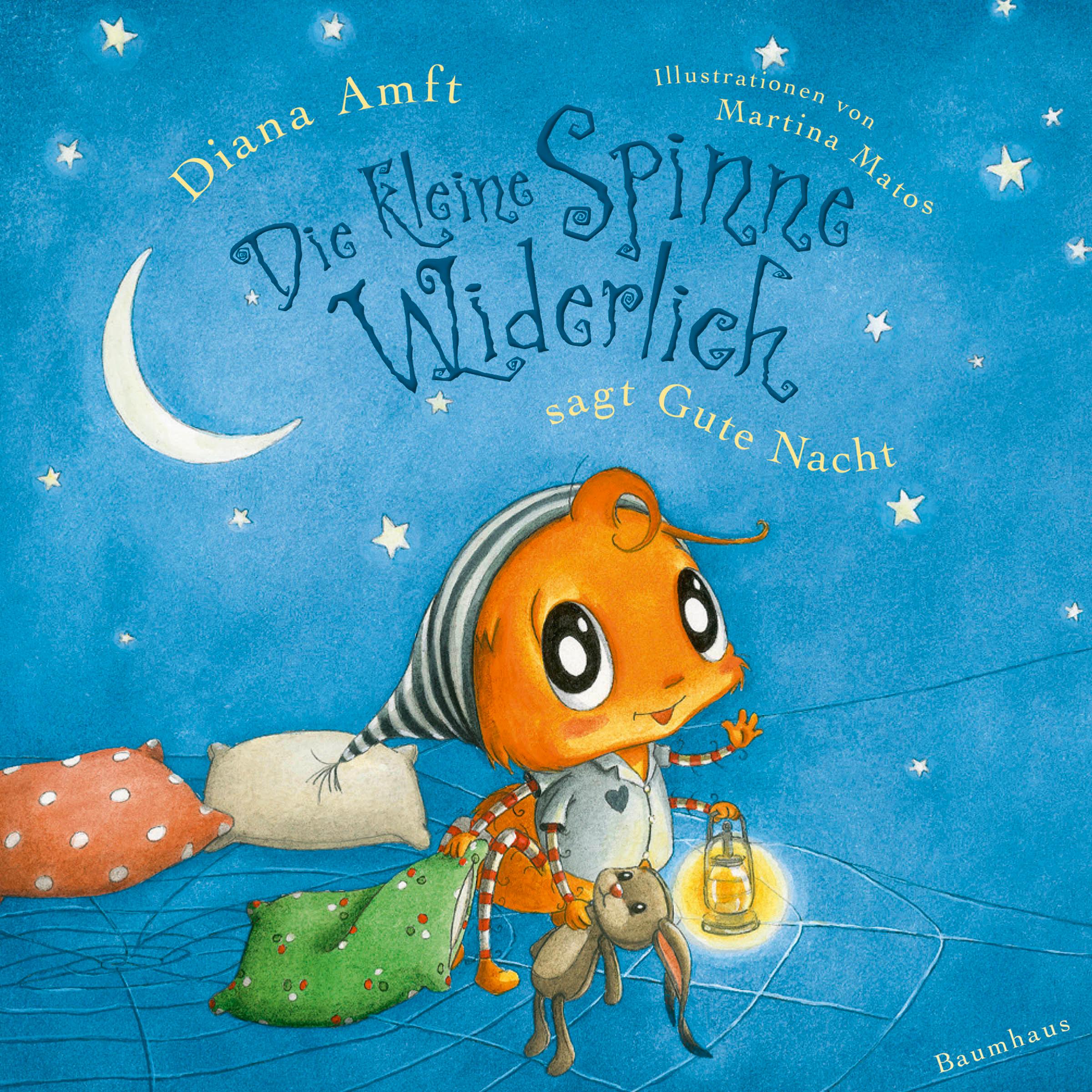 Vorderes Coverbild Die kleine Spinne Widerlich sagt Gute Nacht (Pappbilderbuch)