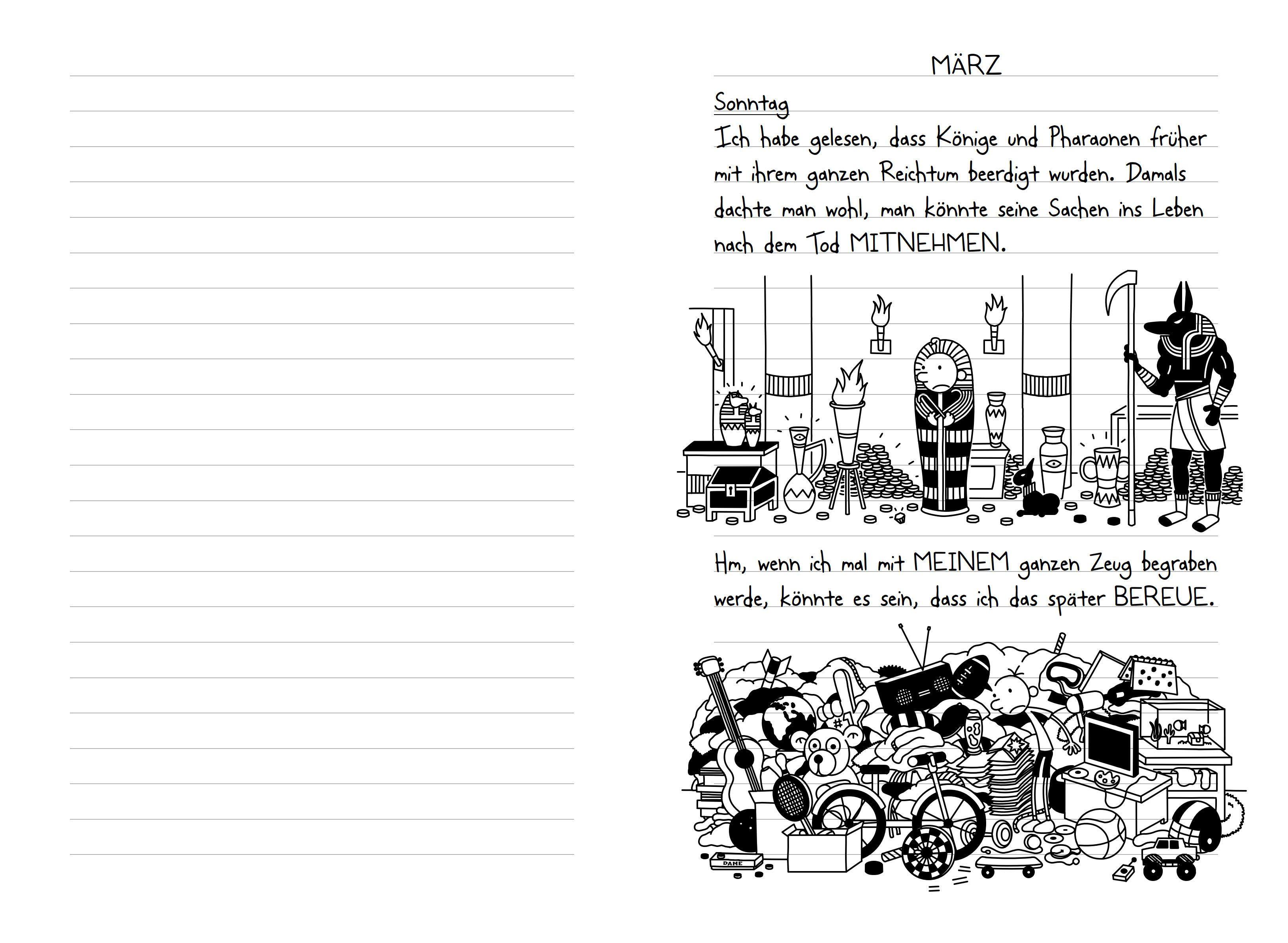 Beispielinhalt (Bild) Gregs Tagebuch 14. Voll daneben !