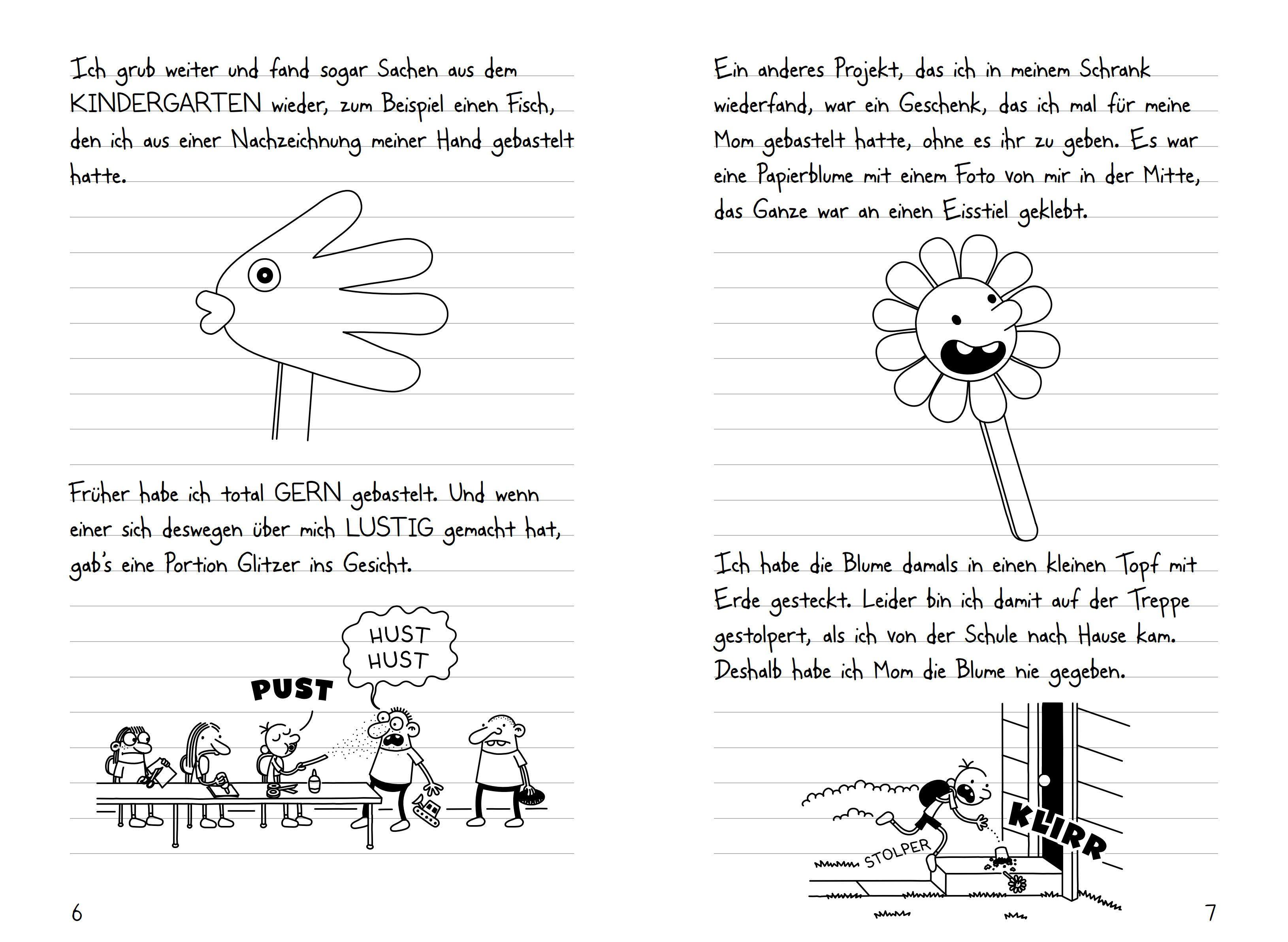 Beispielinhalt (Bild) Gregs Tagebuch 14. Voll daneben !