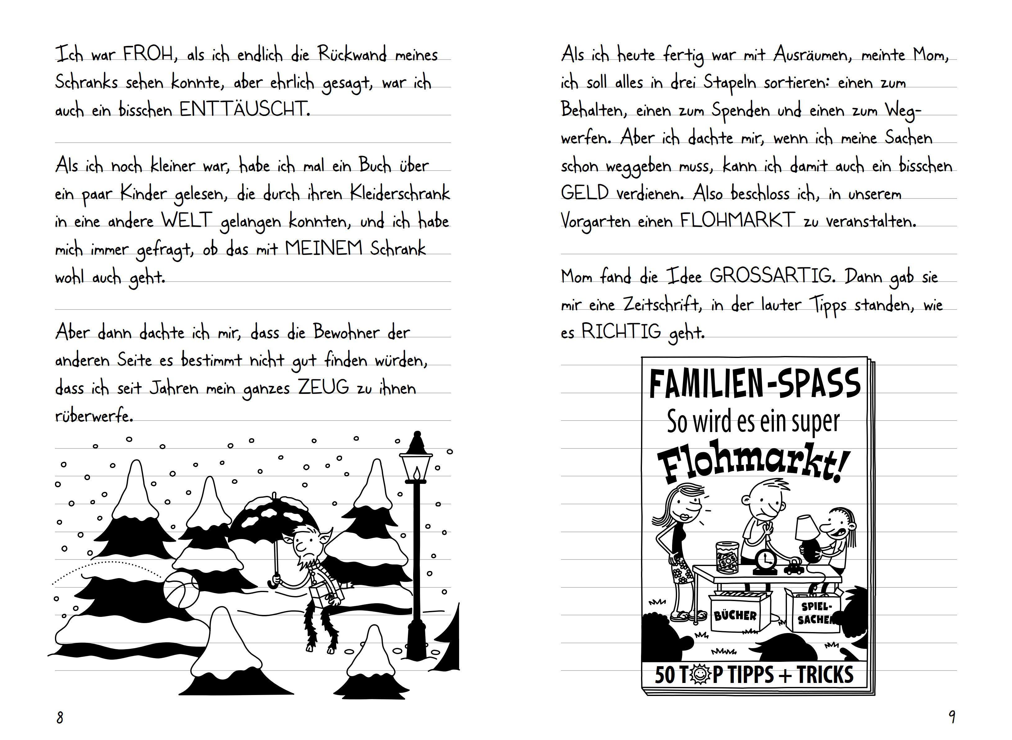 Beispielinhalt (Bild) Gregs Tagebuch 14. Voll daneben !