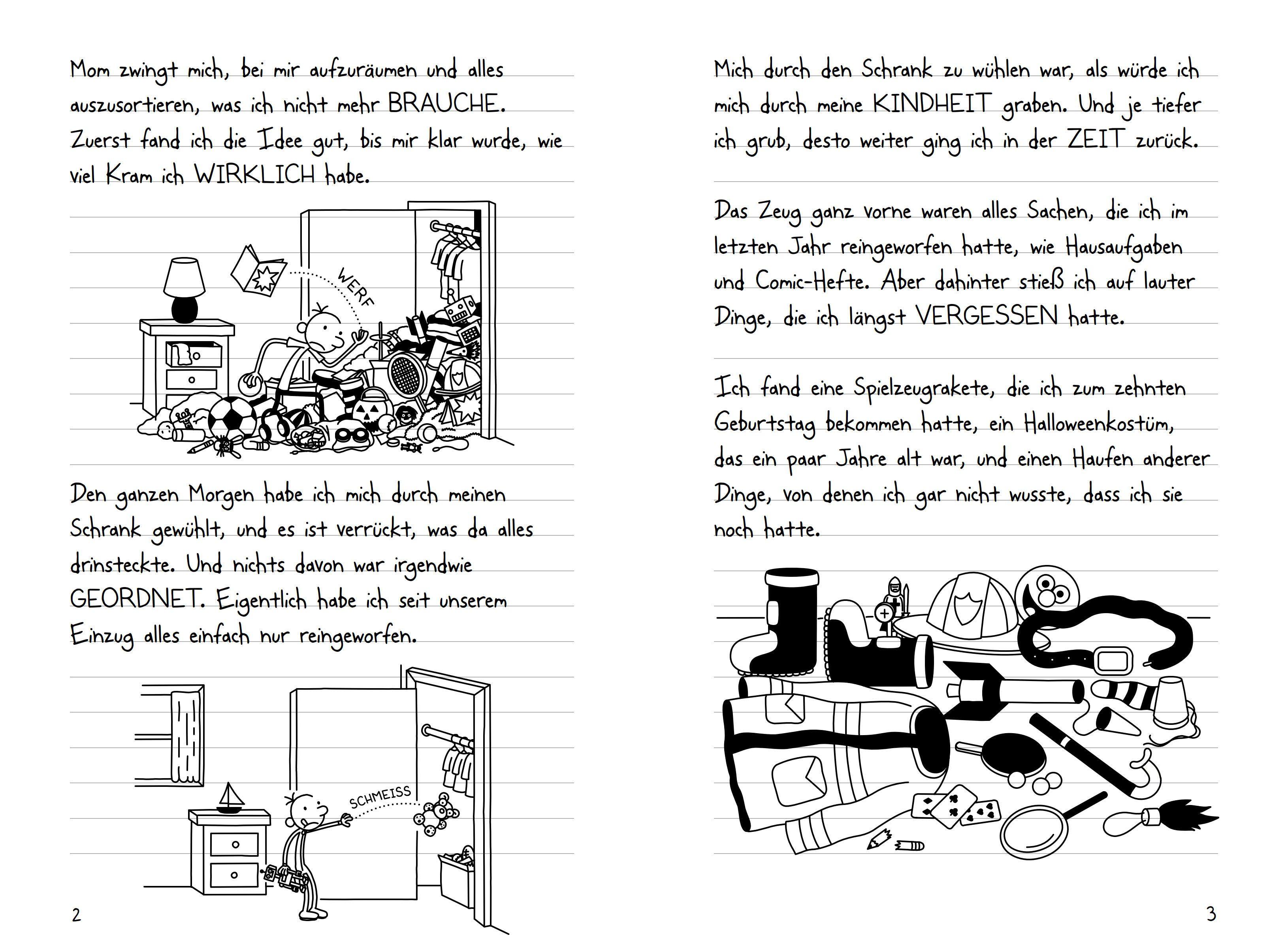 Beispielinhalt (Bild) Gregs Tagebuch 14. Voll daneben !