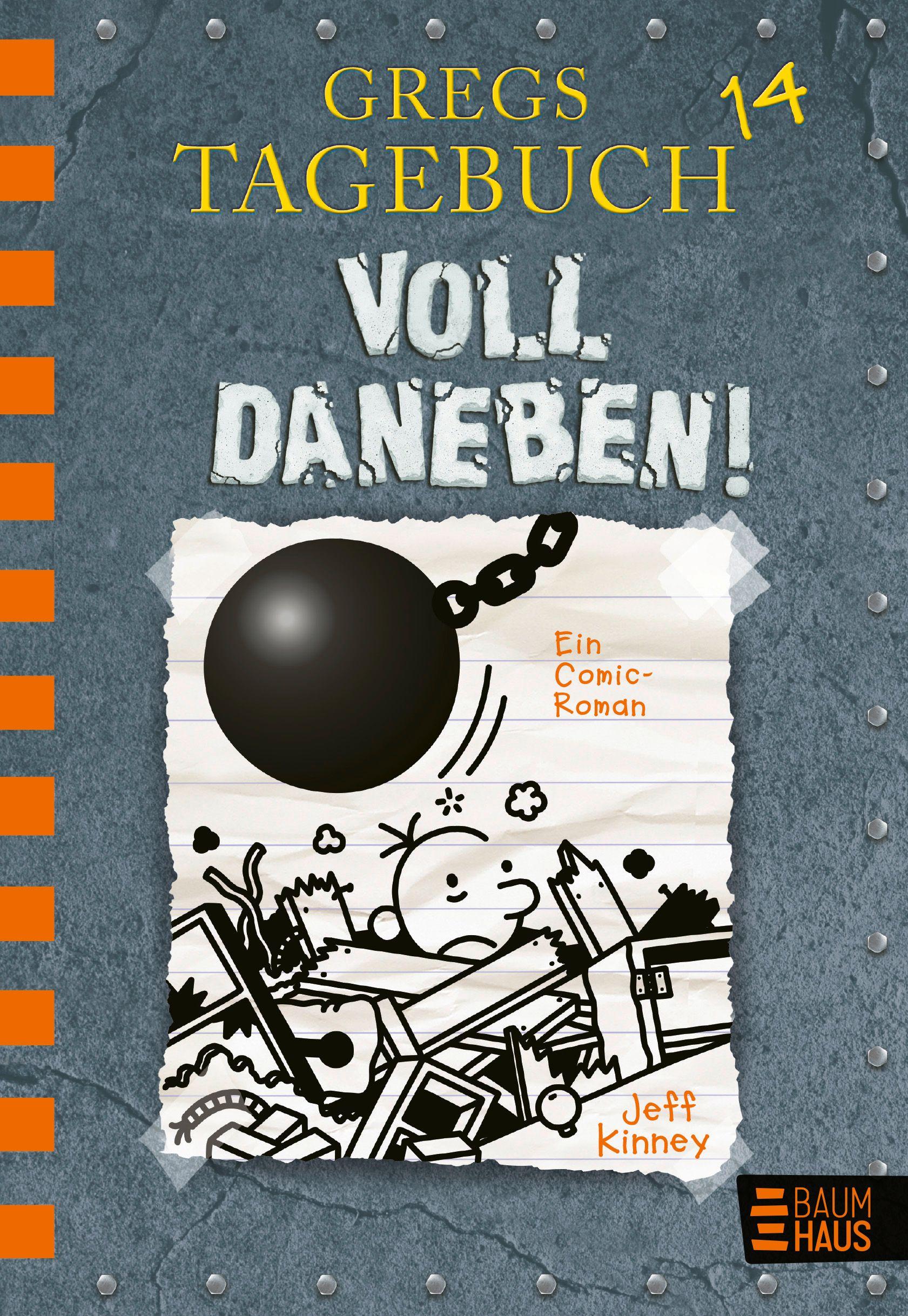 Vorderes Coverbild Gregs Tagebuch 14. Voll daneben !