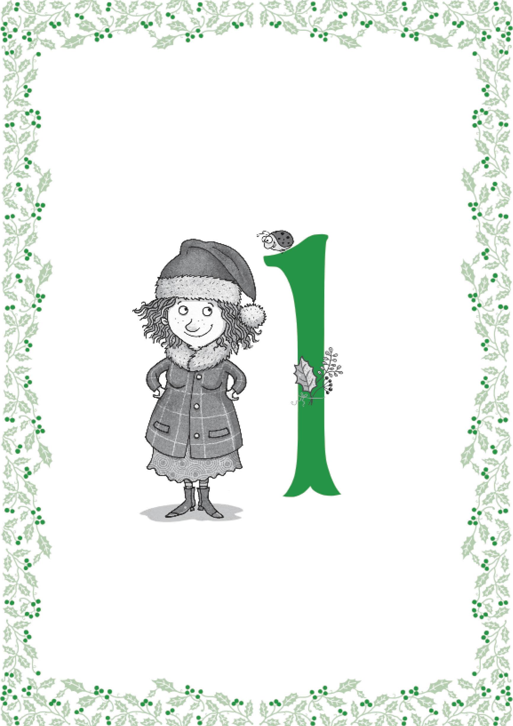 Beispielinhalt (Bild) Petronella Apfelmus - Das Adventskalenderbuch