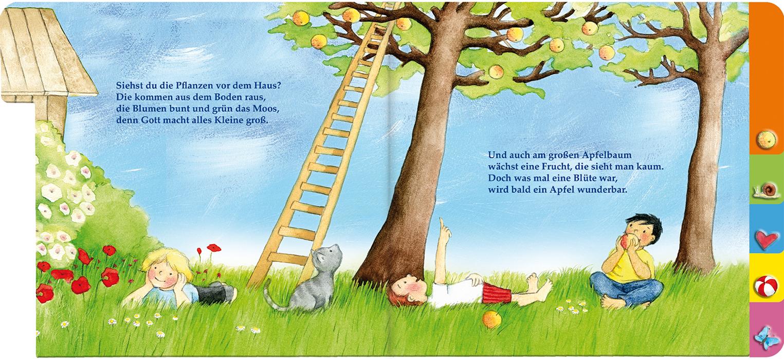 Beispielinhalt (Bild) Gott macht alles Kleine groß