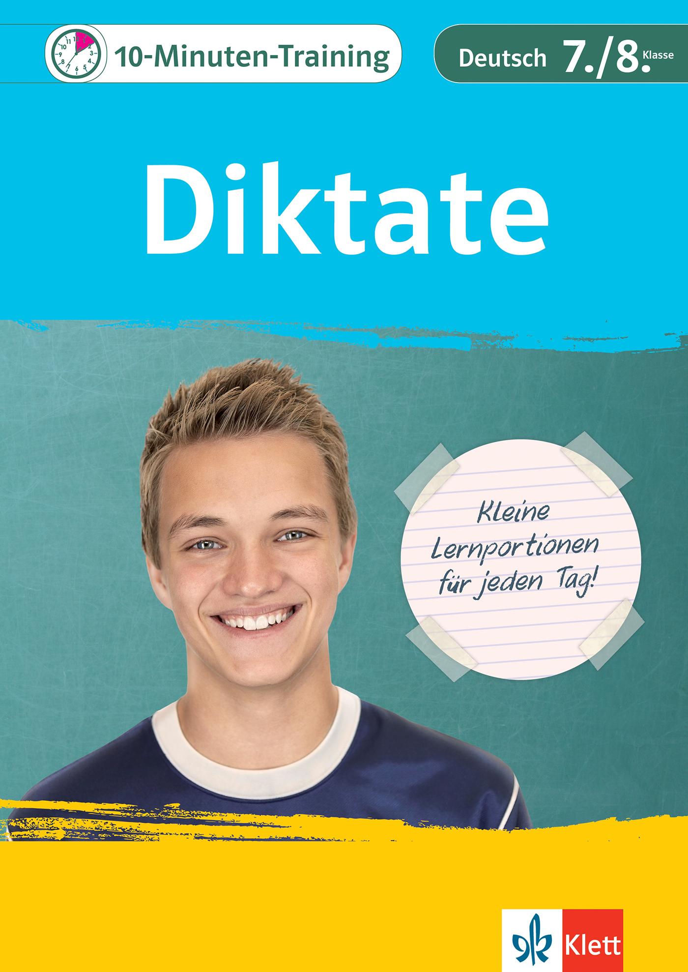 Vorderes Coverbild 10-Minuten-Training Deutsch Rechtschreibung Diktate 7./8. Klasse