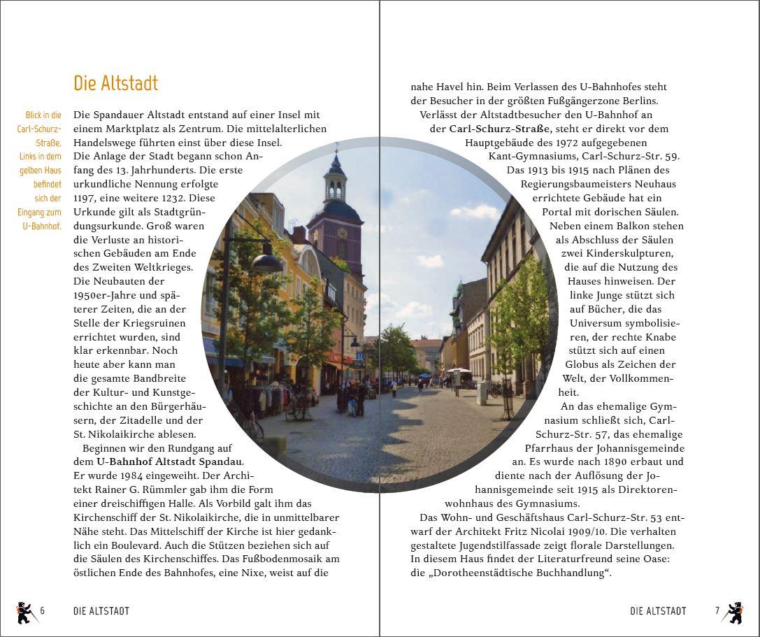 Beispielinhalt (Bild) Mitte mit Wedding und Tiergarten