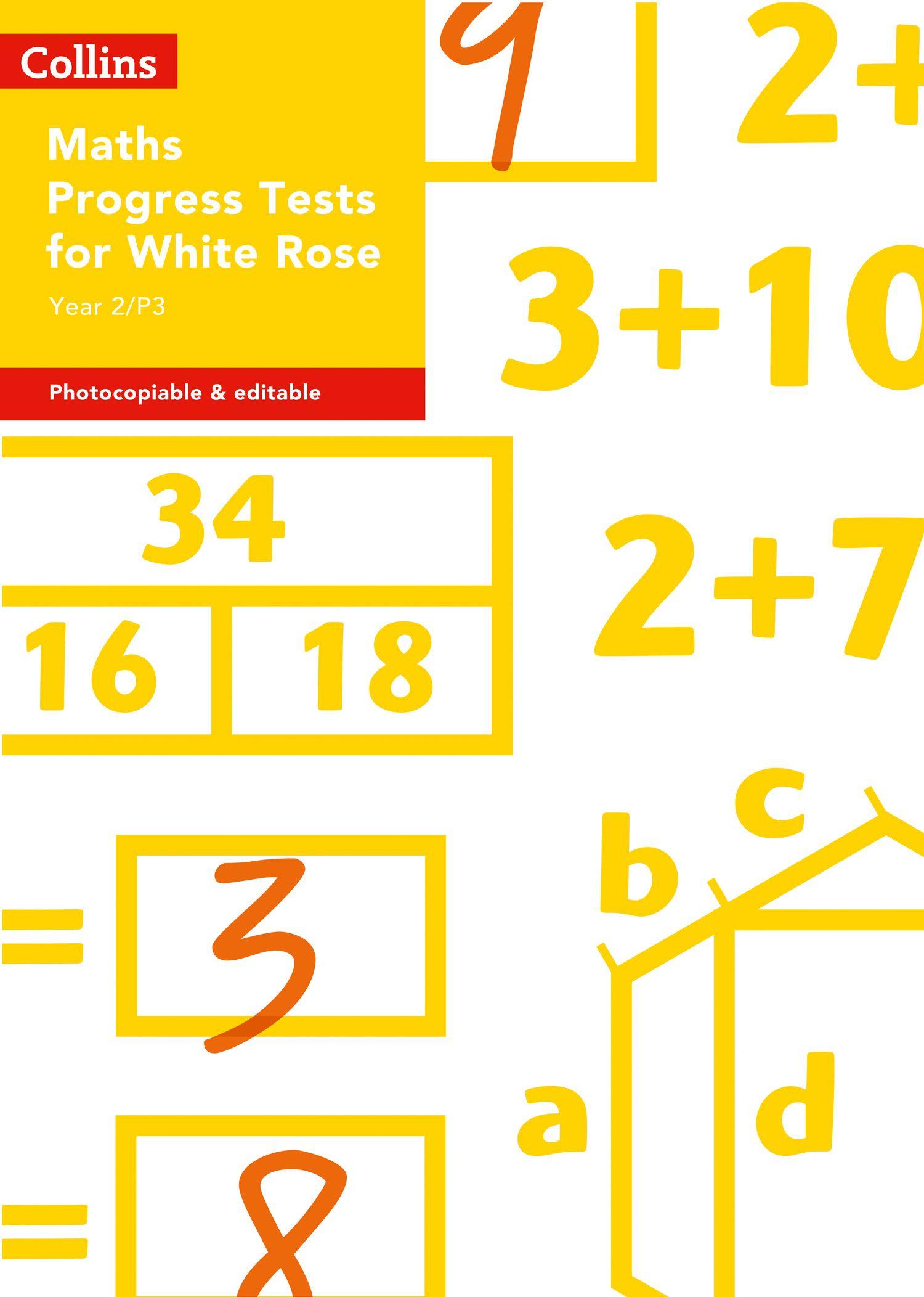 Vorderes Coverbild Collins Tests & Assessment - Year 2/P3 Maths Progress Tests for White Rose