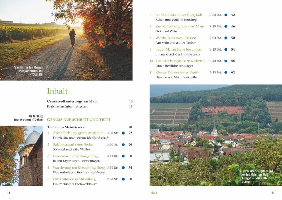 Beispielinhalt (Bild) Wandergenuss Mainfranken