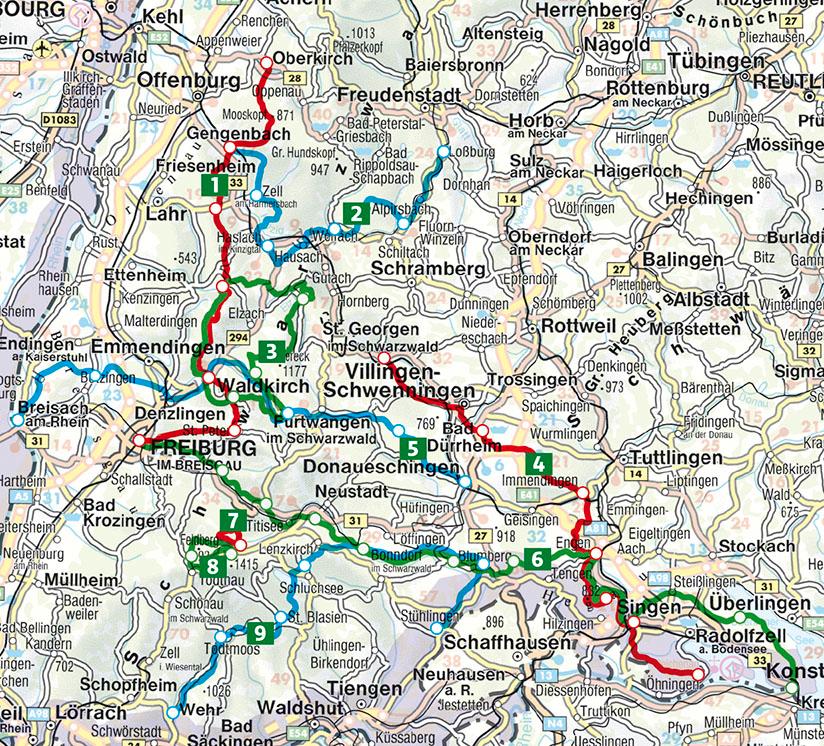 Beispielinhalt (Bild) Schwarzwald Süd/Mitte