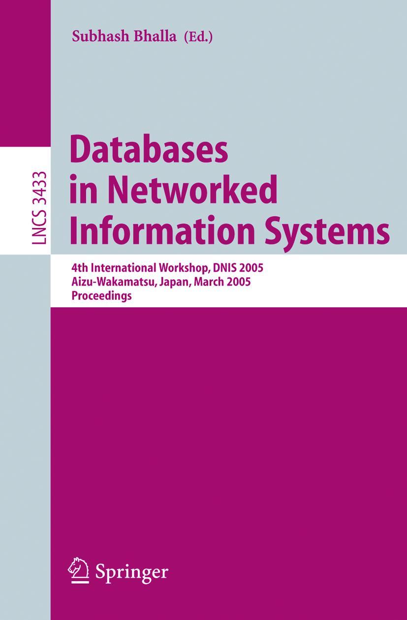 Vorderes Coverbild Databases in Networked Information Systems