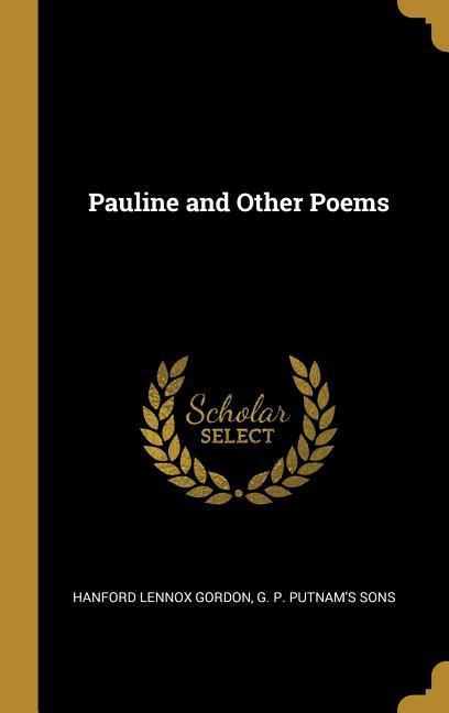 Vorderes Coverbild Pauline and Other Poems