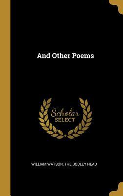 Vorderes Coverbild And Other Poems