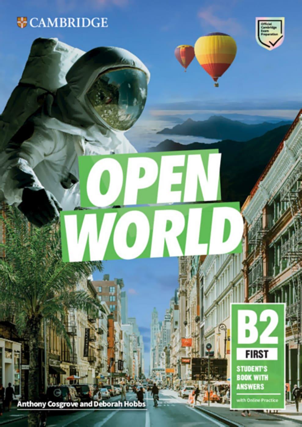 Vorderes Coverbild Open World First. Student's Book with Answers with Online Practice