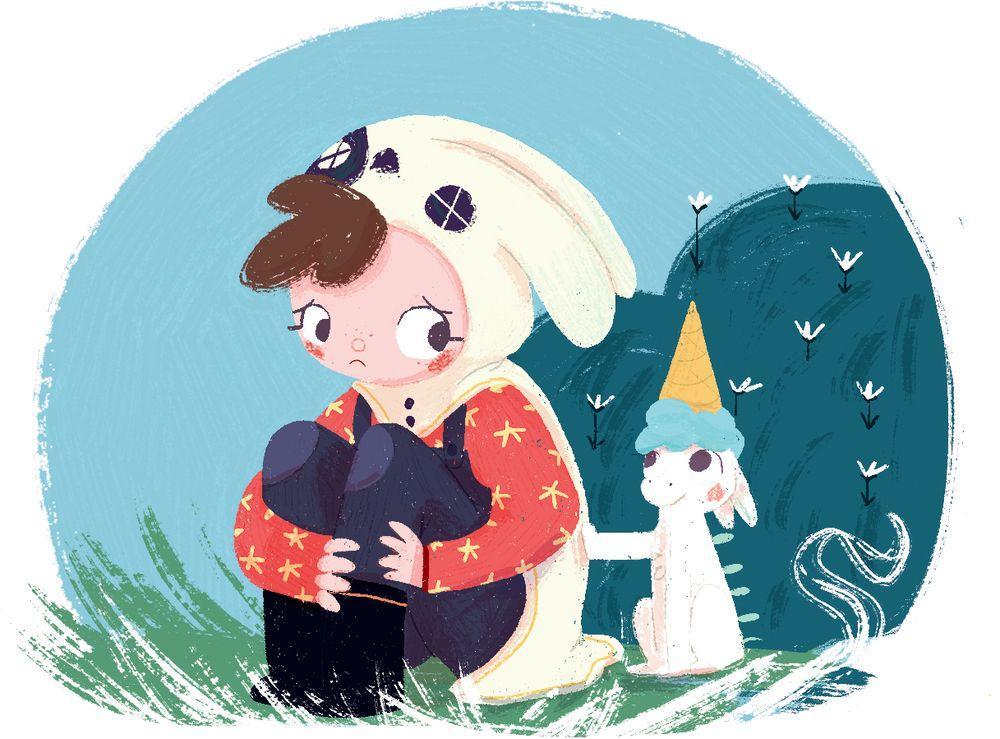 Beispielinhalt (Bild) Das erste Einhörnchen