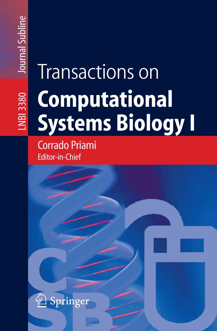 Vorderes Coverbild Transactions on Computational Systems Biology I