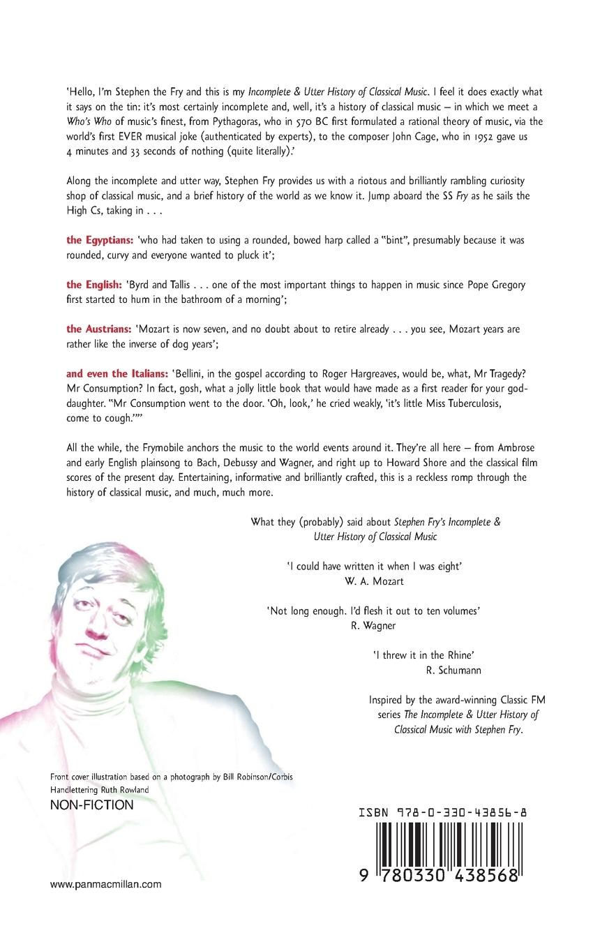 Rückseitencover Stephen Fry's Incomplete and Utter History of Classical Music