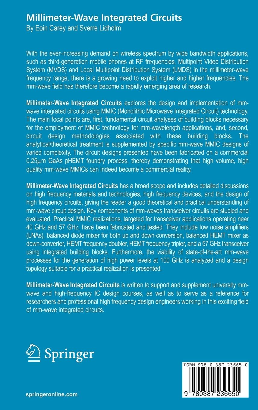 Rückseitencover Millimeter-Wave Integrated Circuits