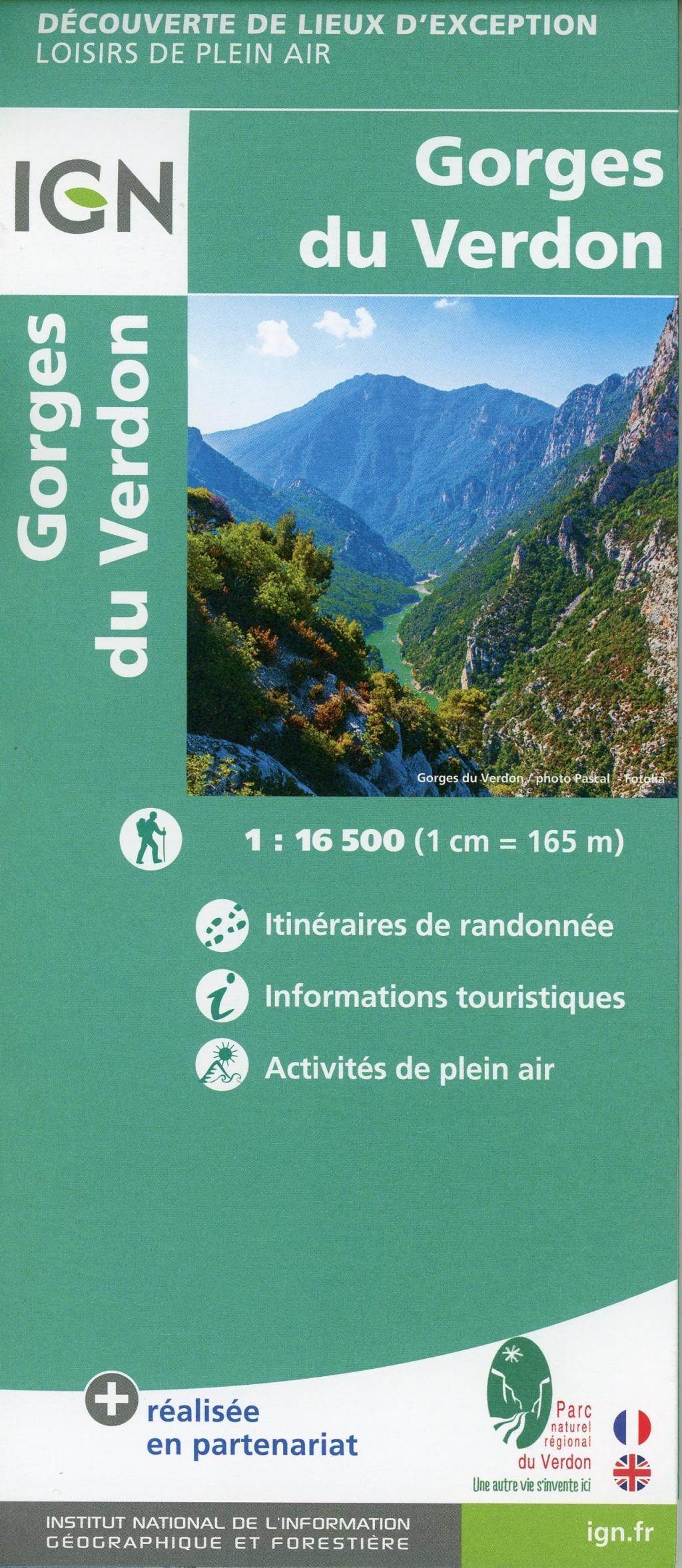 Vorderes Coverbild Gorges du Verdon 1 : 16 500
