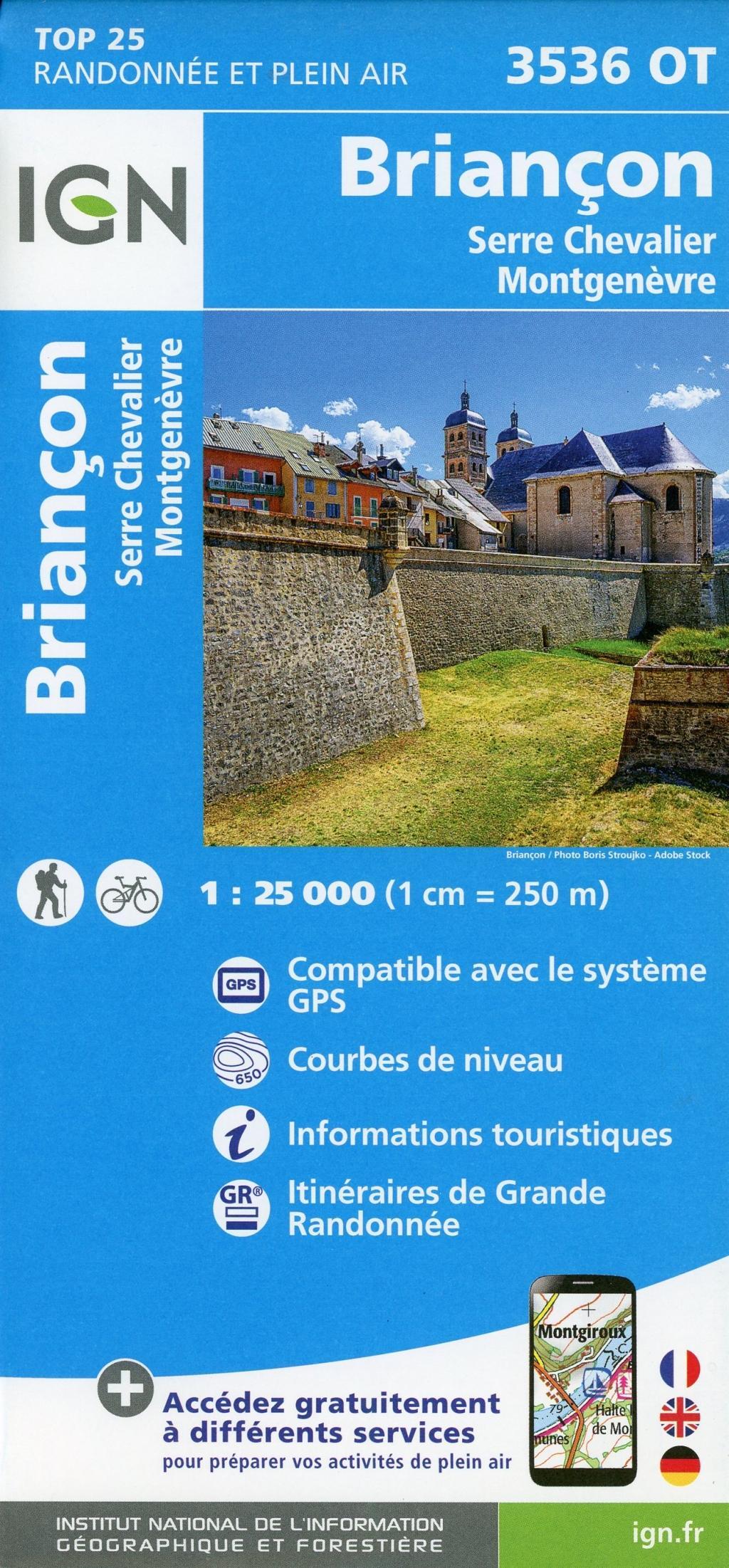 Vorderes Coverbild Briançon. Serre-Chevalier. Montgenèvre 1 : 25 000