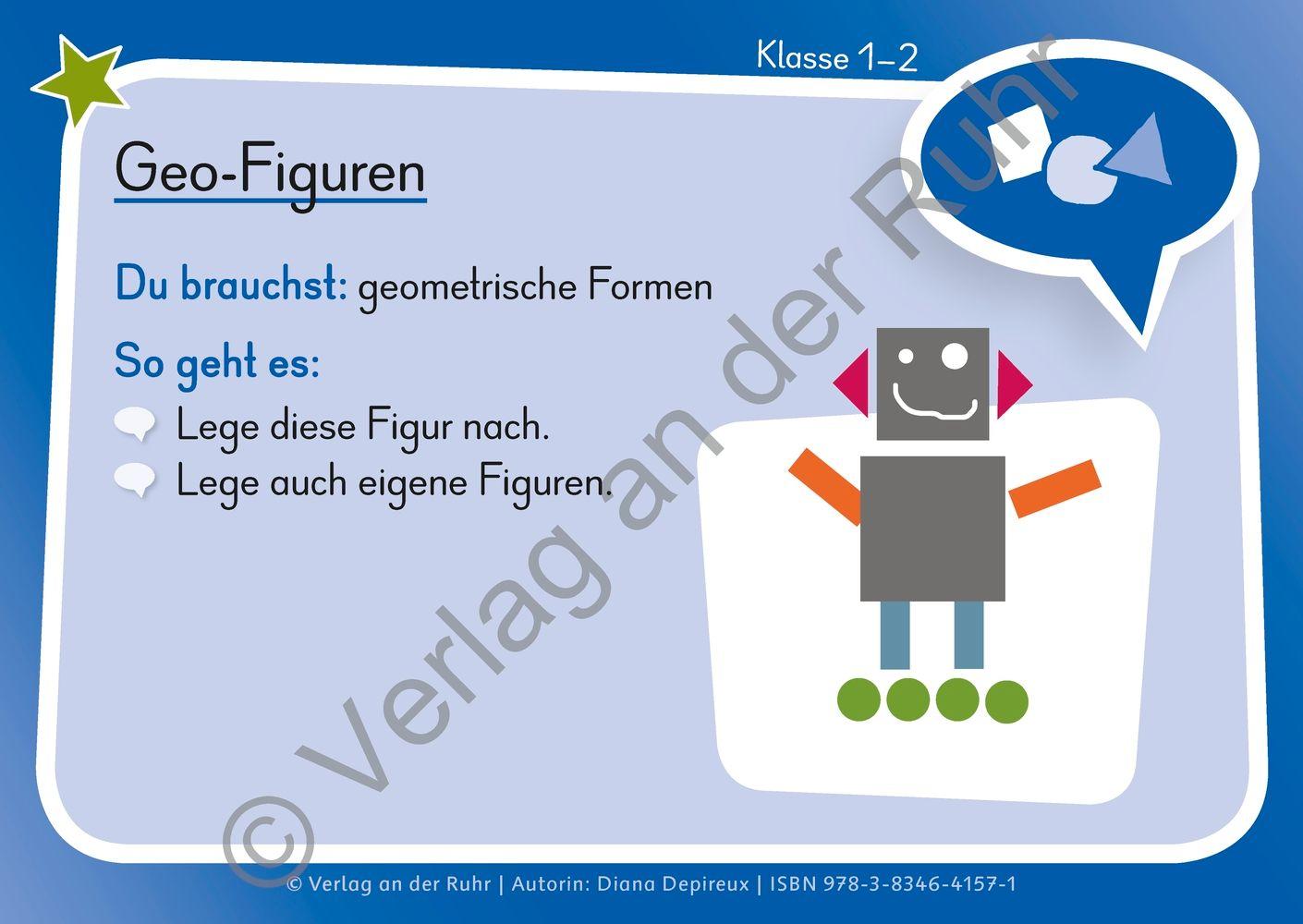 Beispielinhalt (Bild) Ich bin fertig! Was soll ich machen? Eine Kartei für den Matheunterricht Klasse 1/2