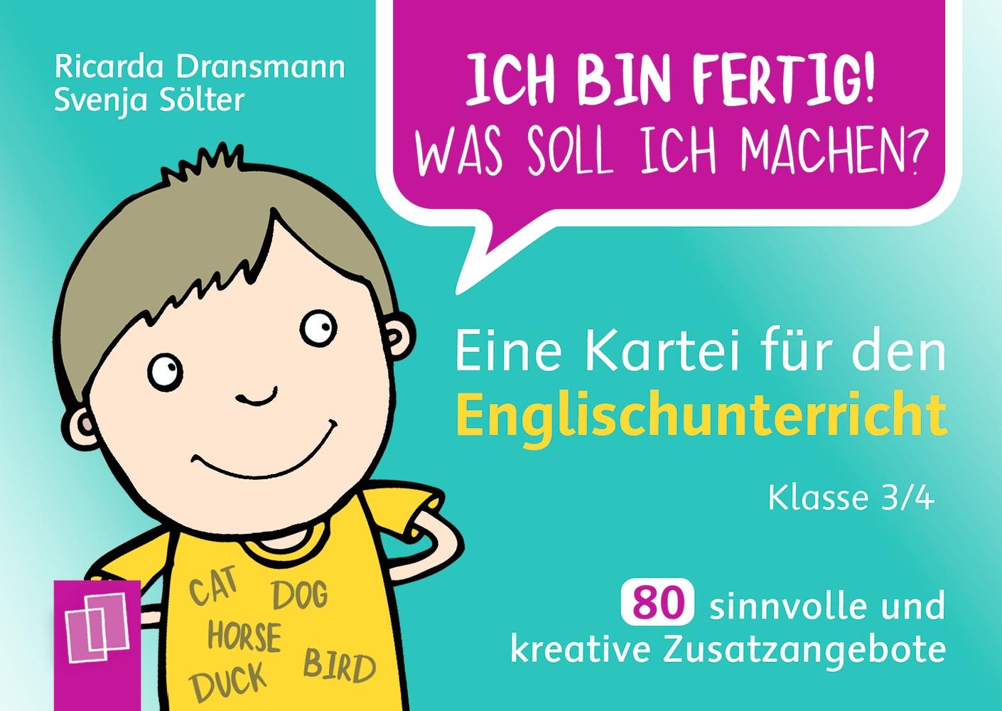 Vorderes Coverbild Ich bin fertig! Was soll ich machen? Eine Kartei für den Englischunterricht - Klasse 3/4