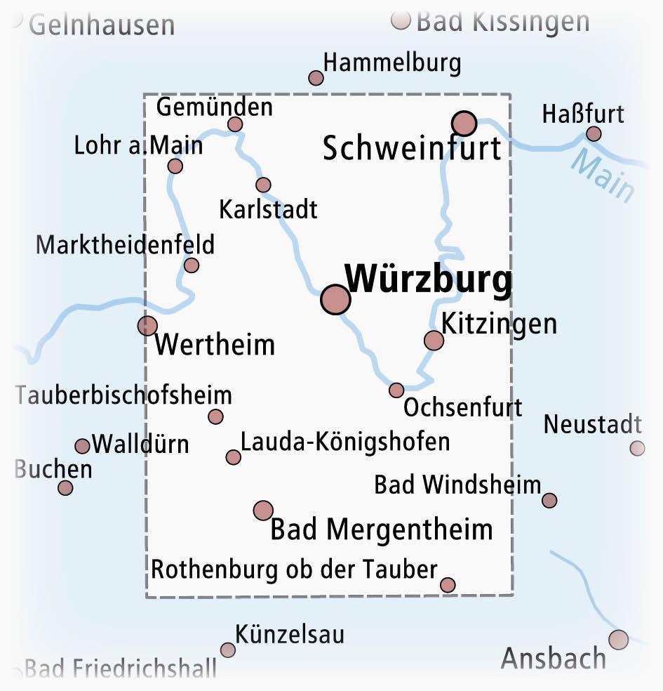 Beispielinhalt (Bild) Fränkisches Weinland - Liebliches Taubertal