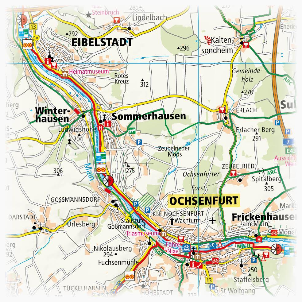 Beispielinhalt (Bild) Fränkisches Weinland - Liebliches Taubertal