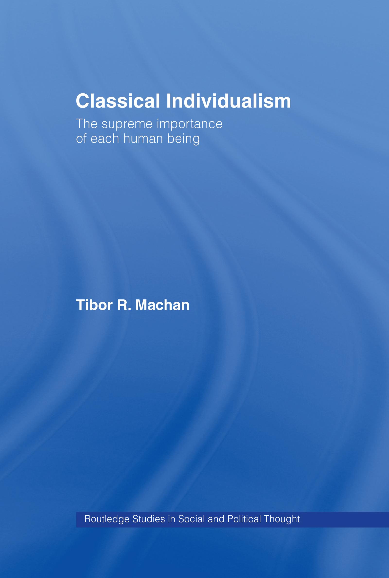Vorderes Coverbild Classical Individualism
