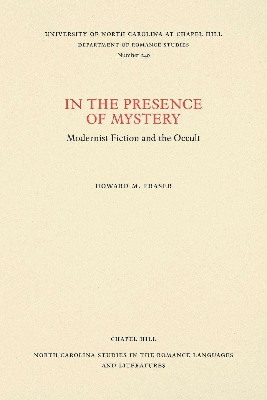 Vorderes Coverbild In the Presence of Mystery