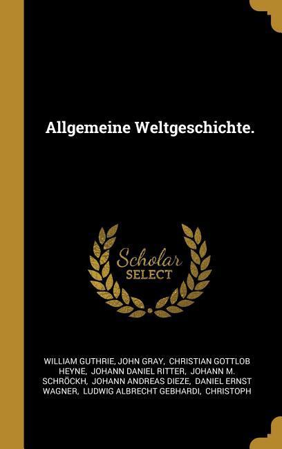 Vorderes Coverbild Allgemeine Weltgeschichte.