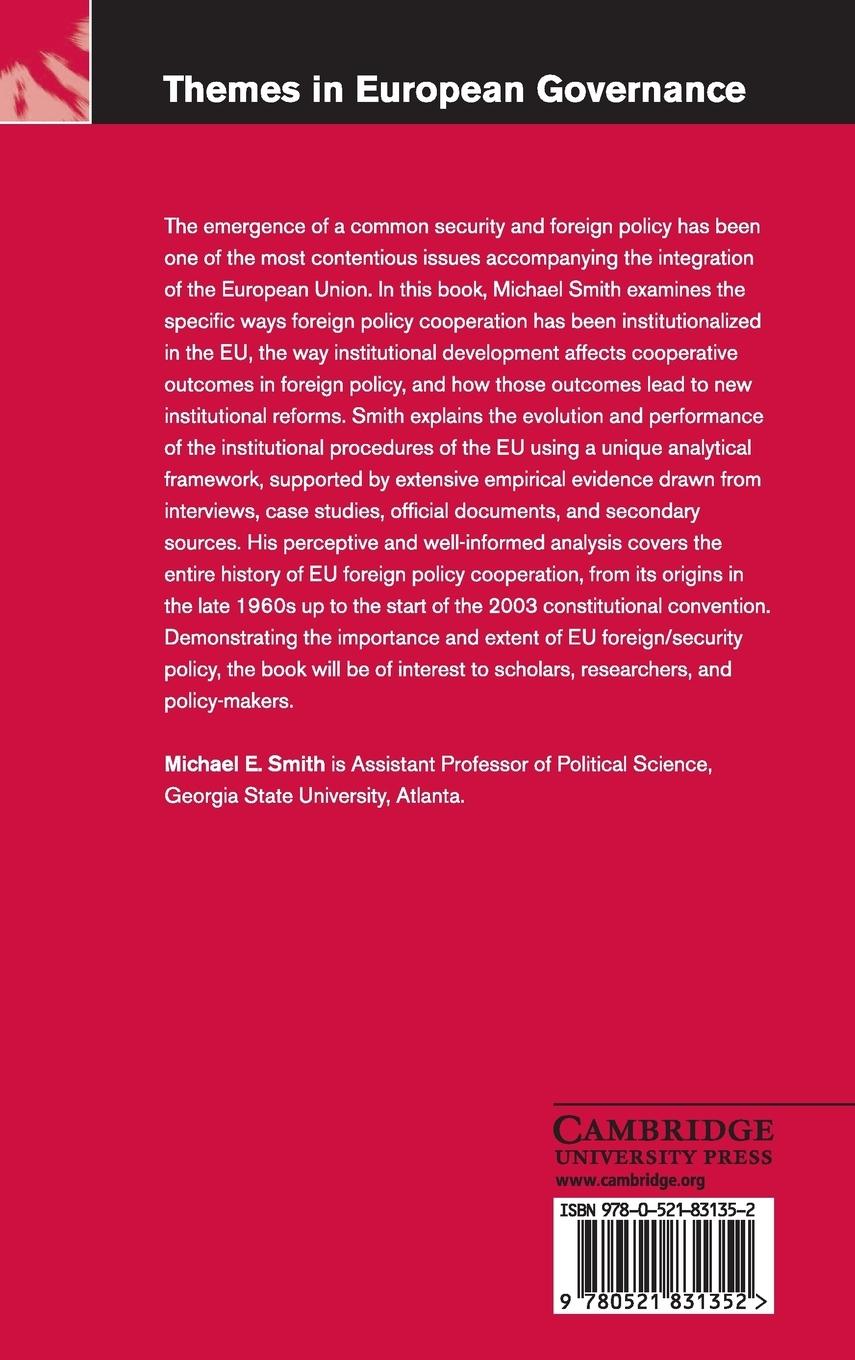 Rückseitencover Europe's Foreign and Security Policy