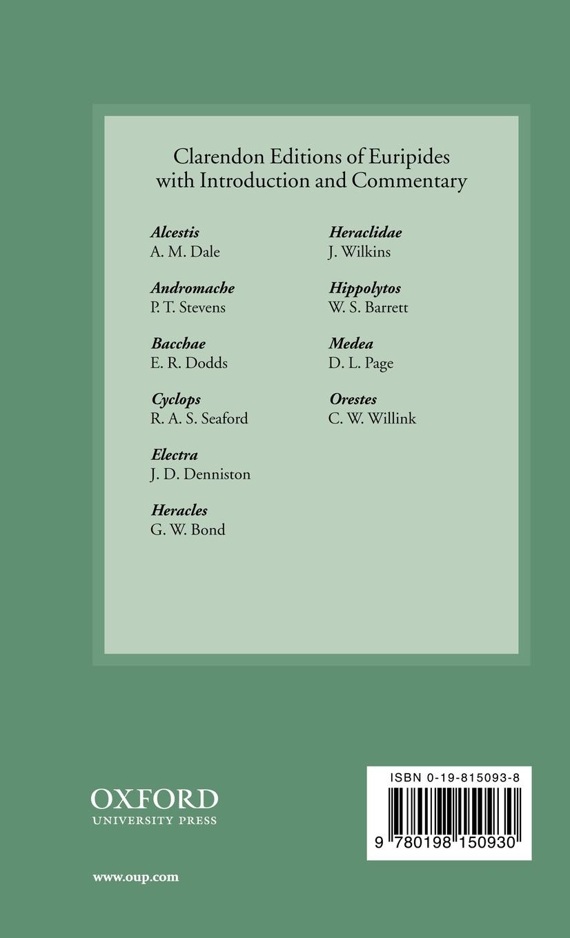 Rückseitencover Hecuba, Trojan Women, Andromache