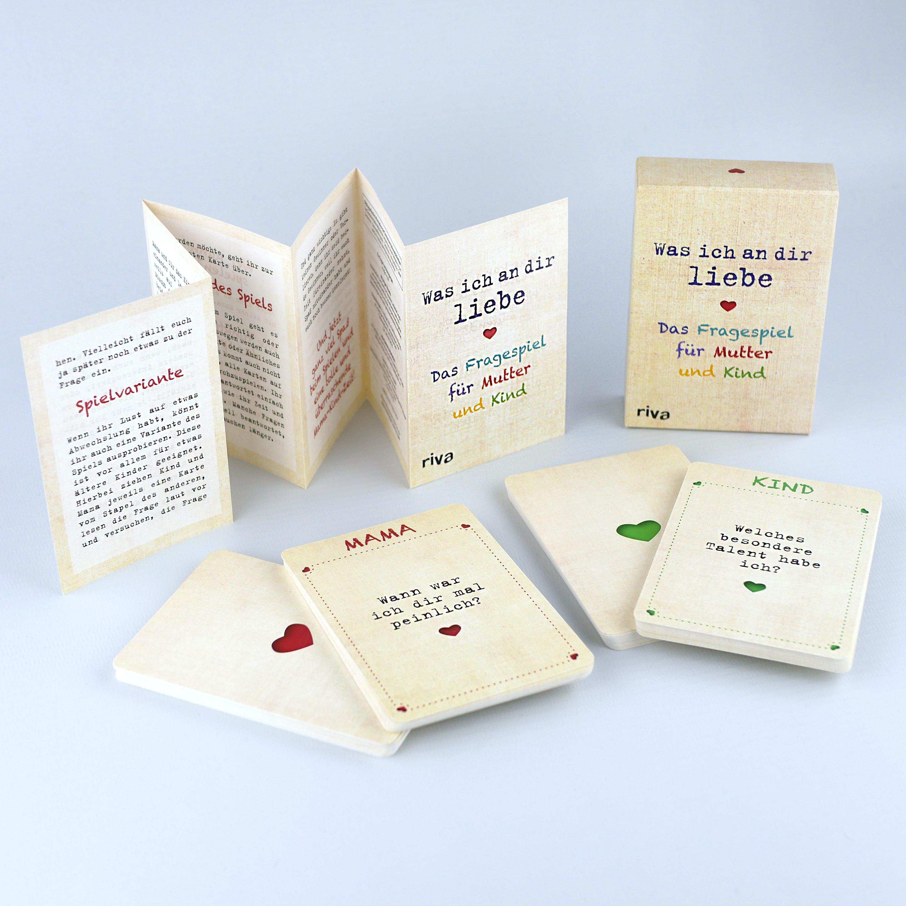 Beispielinhalt (Bild) Was ich an dir liebe - Das Fragespiel für Mutter und Kind