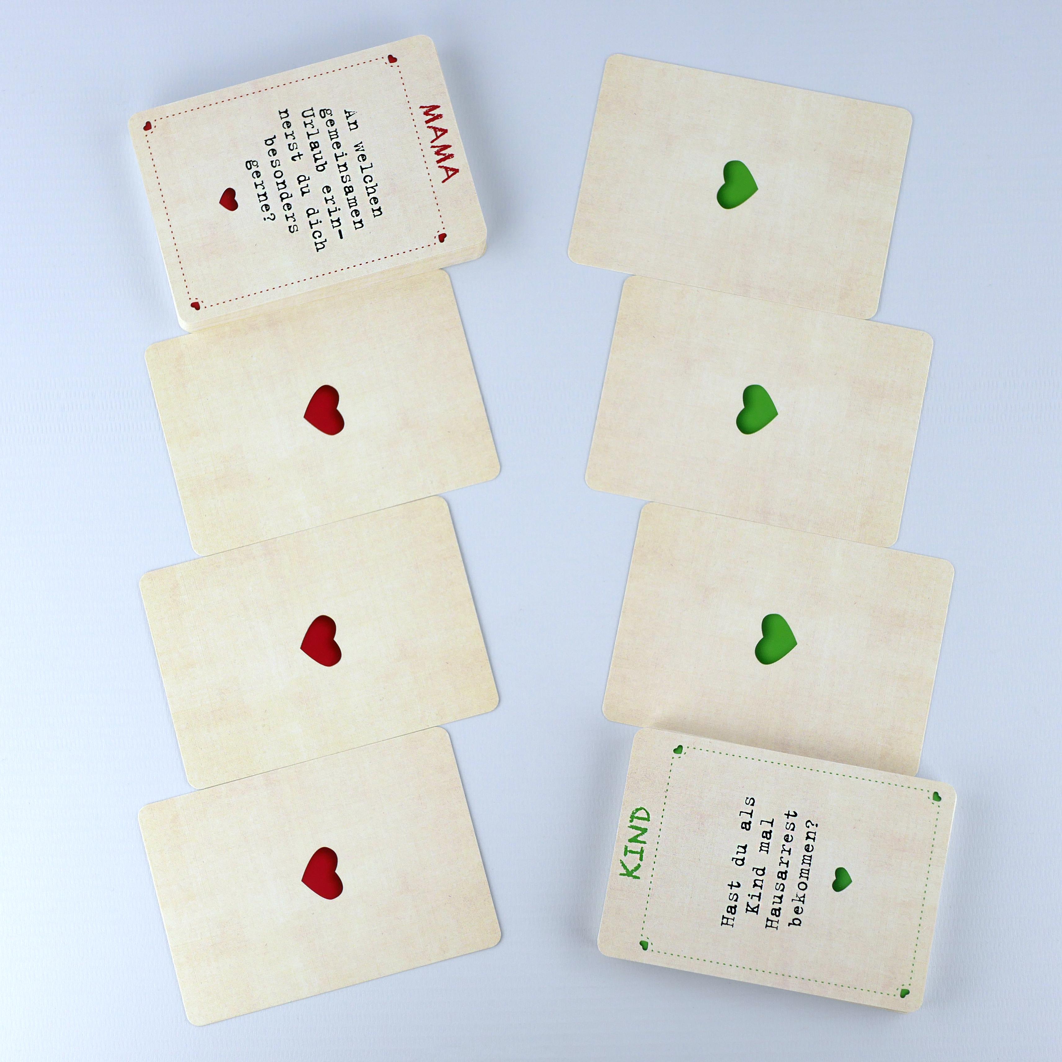 Beispielinhalt (Bild) Was ich an dir liebe - Das Fragespiel für Mutter und Kind