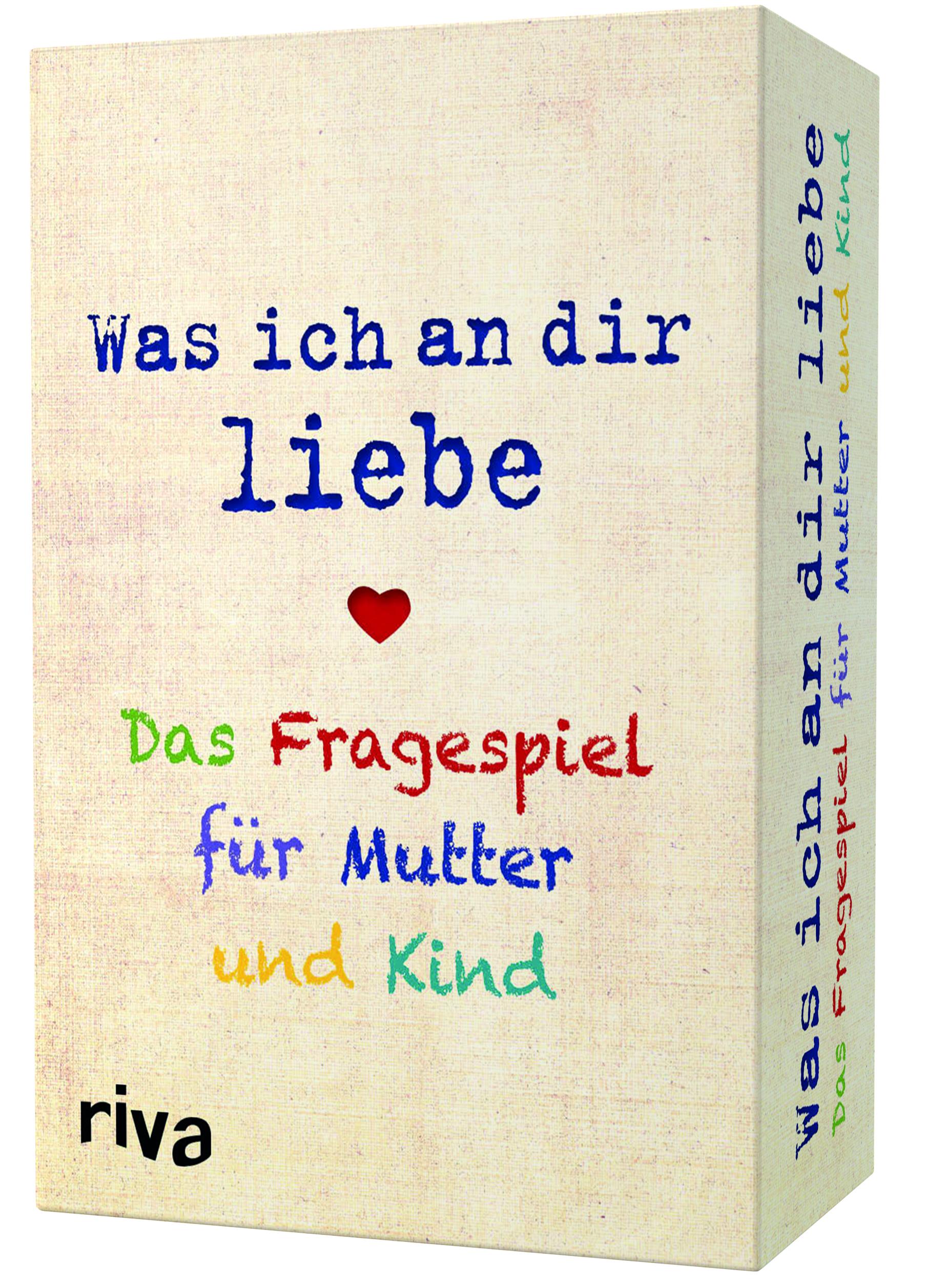 Vorderes Coverbild Was ich an dir liebe - Das Fragespiel für Mutter und Kind