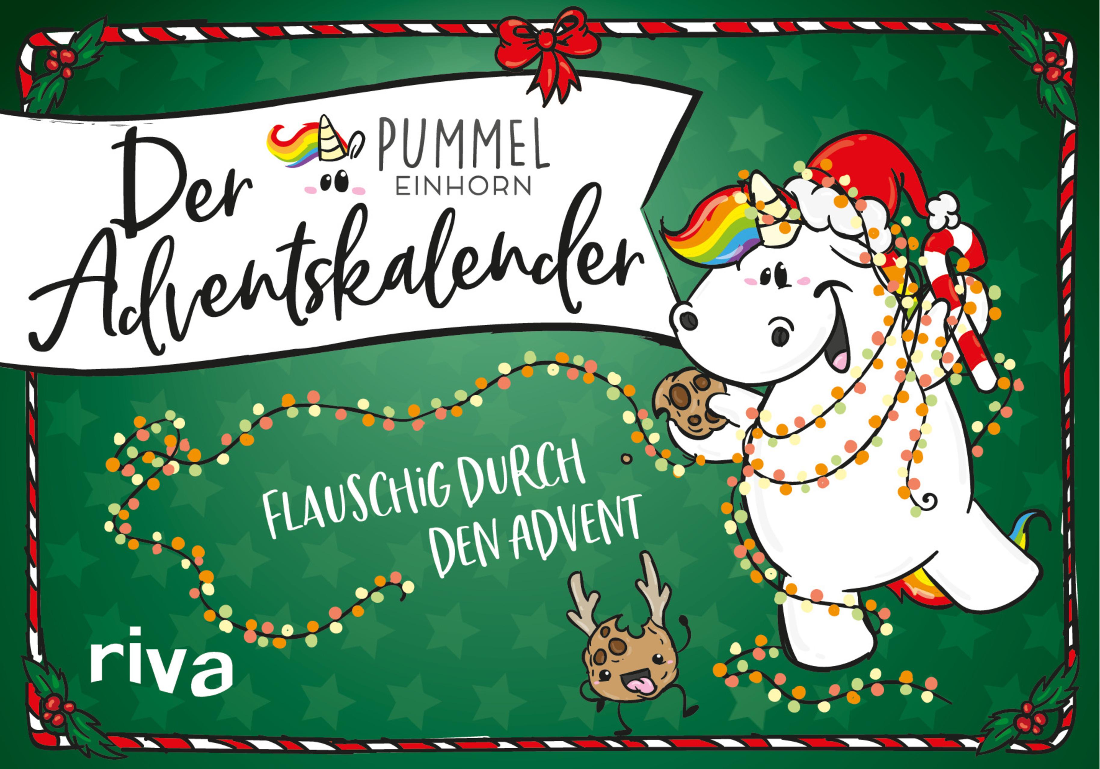 Vorderes Coverbild Der Pummeleinhorn-Adventskalender
