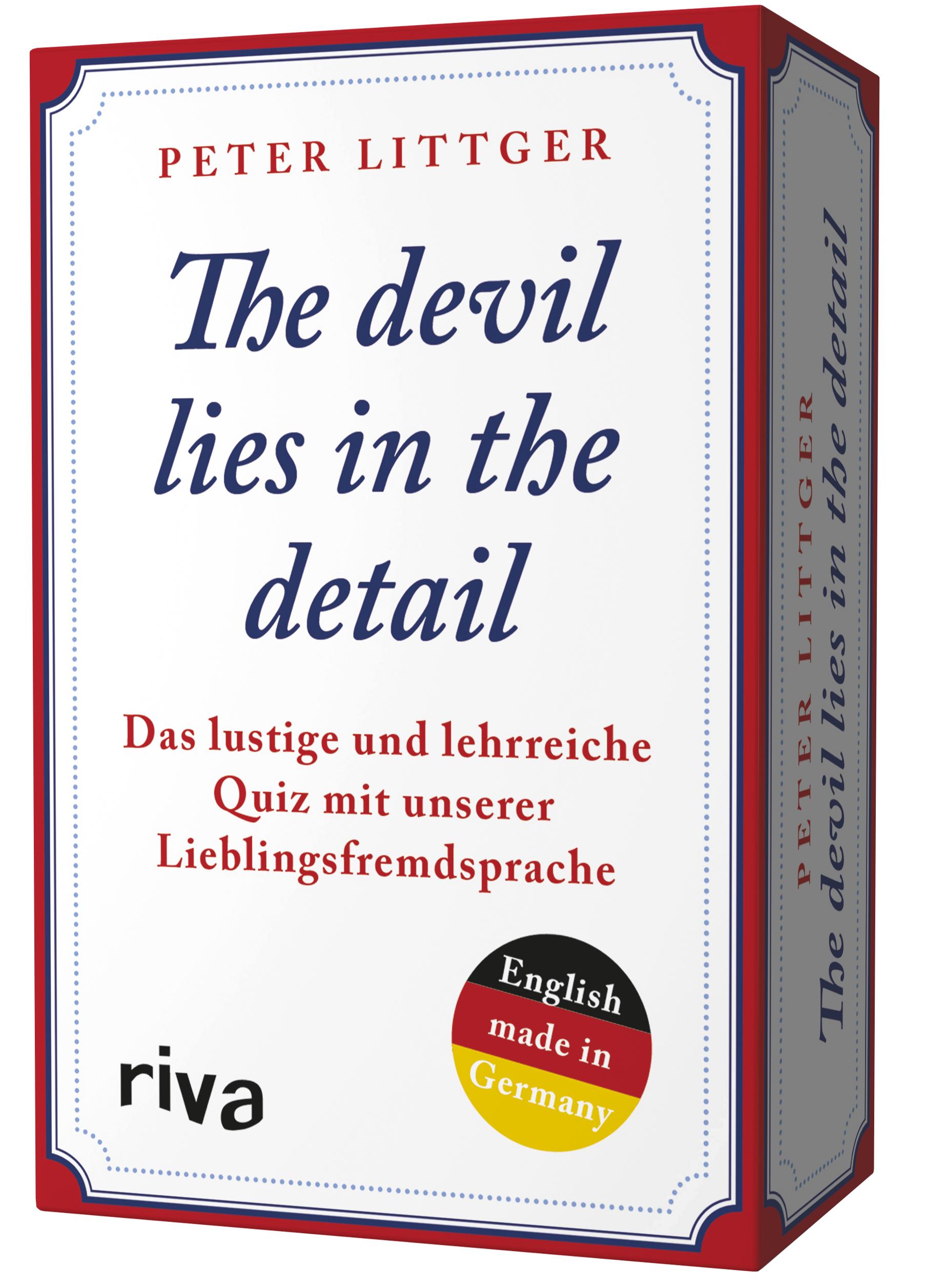 Vorderes Coverbild The devil lies in the detail