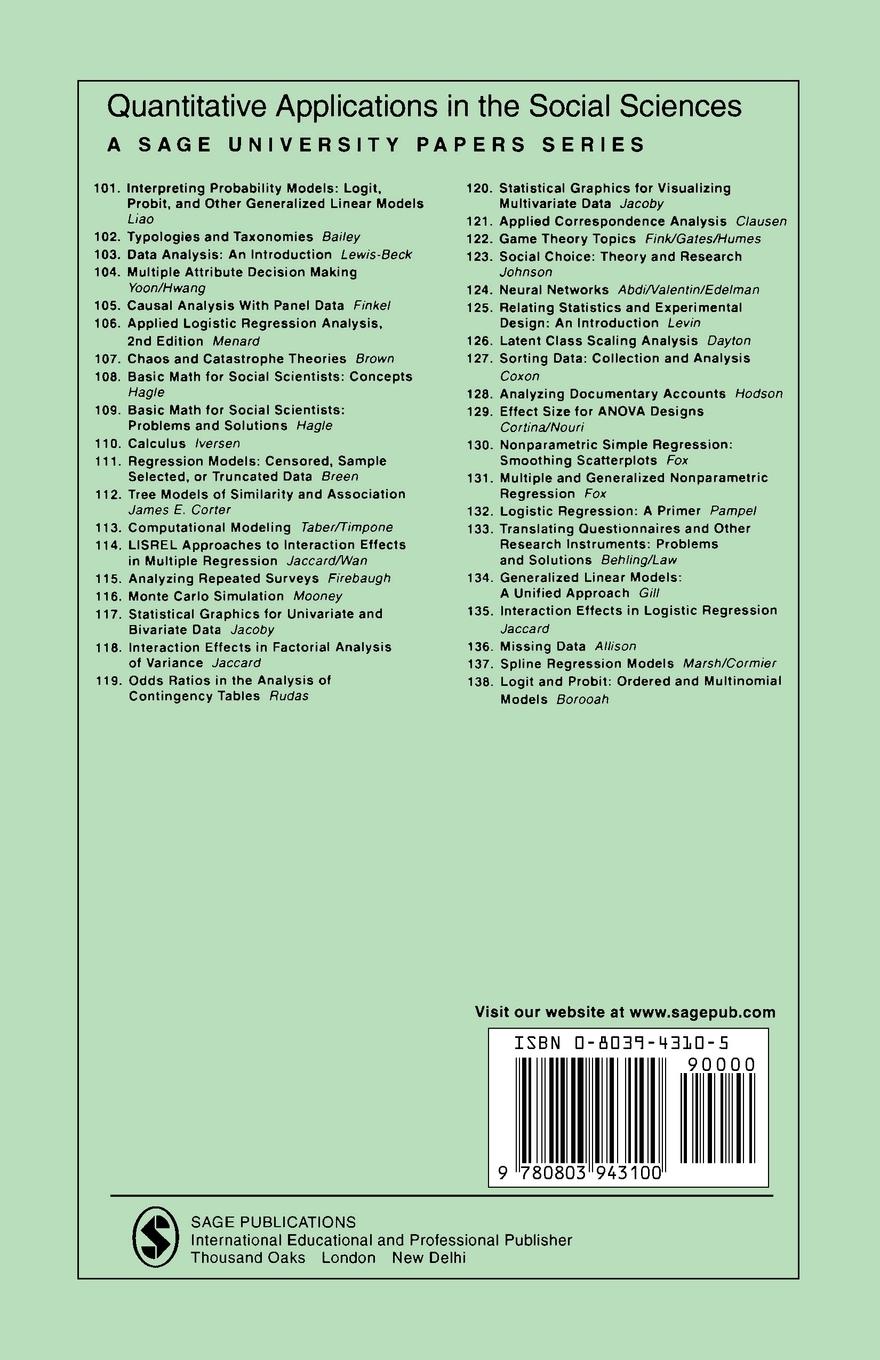 Rückseitencover Loglinear Models with Latent Variables