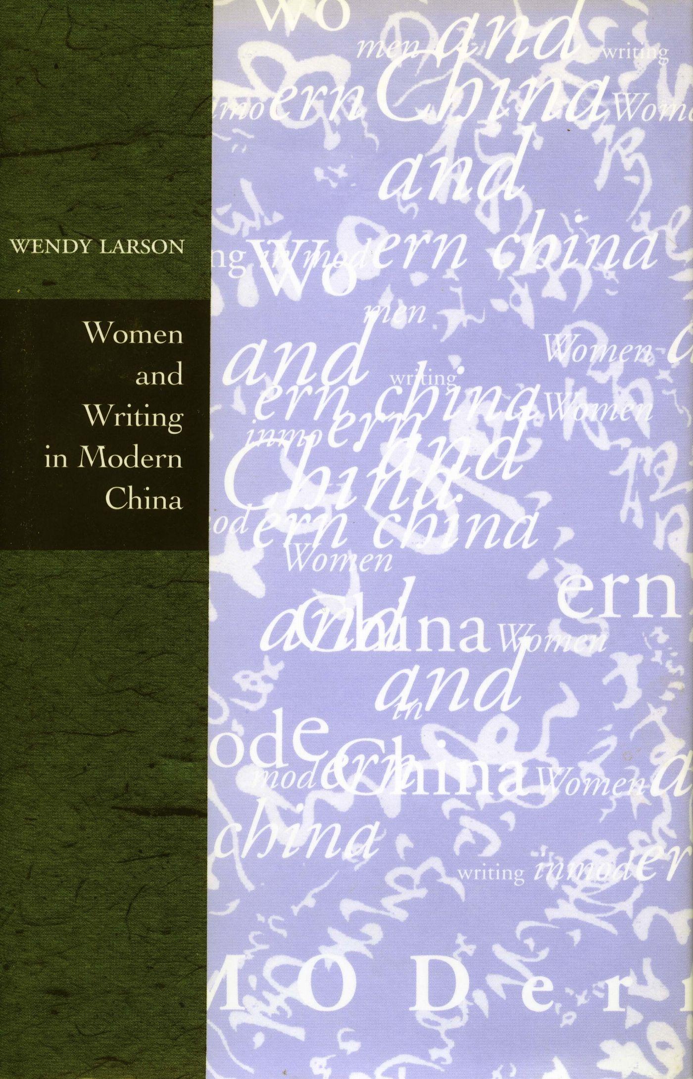 Vorderes Coverbild Women and Writing in Modern China