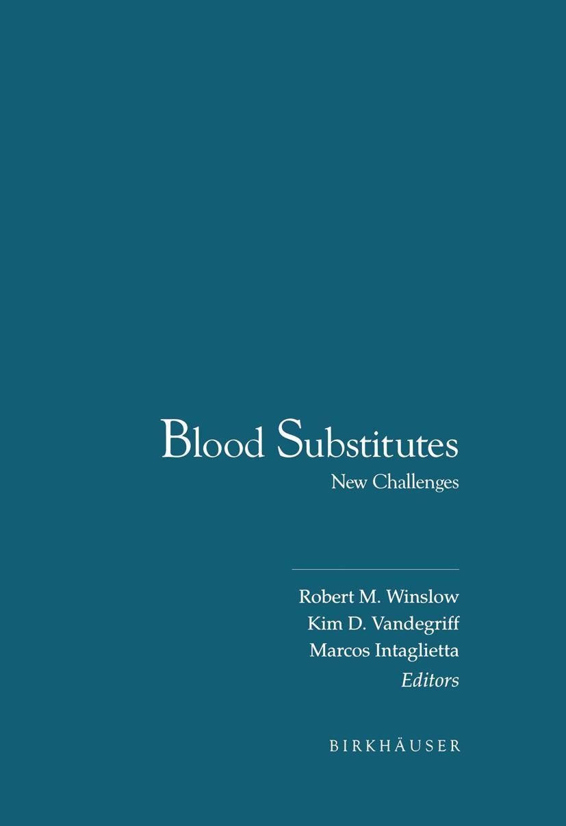 Vorderes Coverbild Blood Substitutes