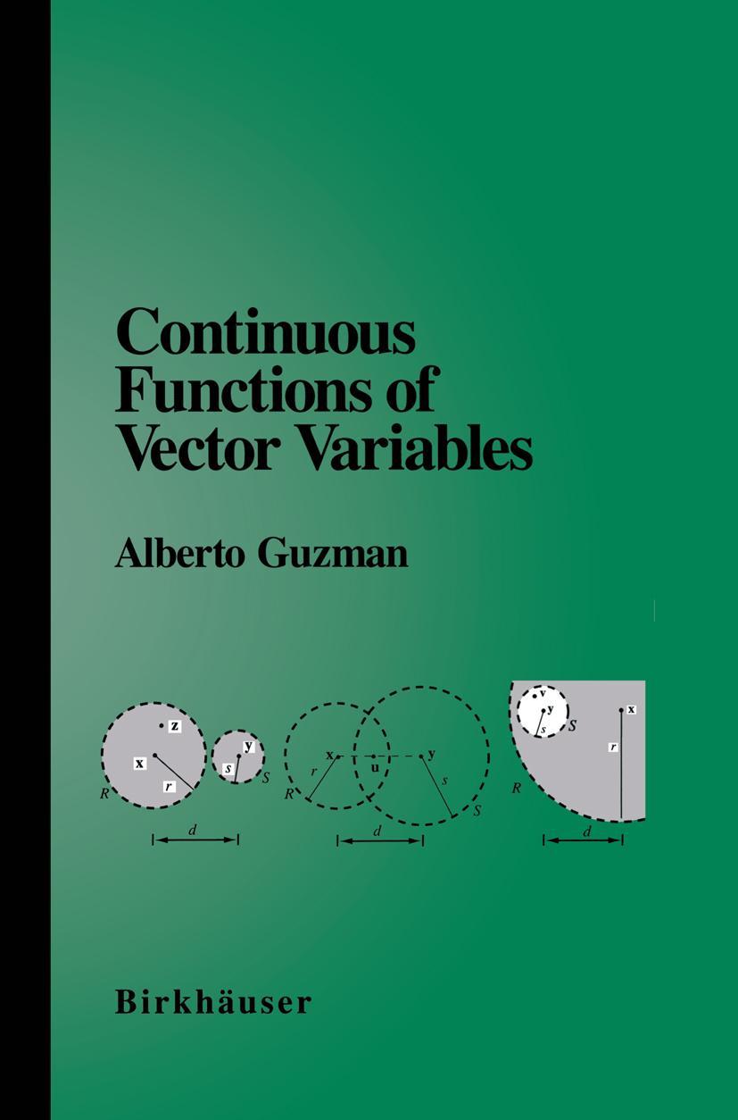 Vorderes Coverbild Continuous Functions of Vector Variables