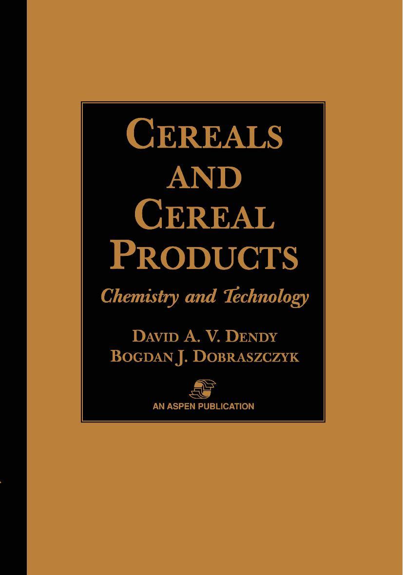 Vorderes Coverbild Cereals and Cereal Products: Technology and Chemistry
